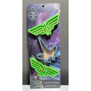 Disney Pixar Buzz Lightyear 3 Pack Silicone Breakfast Molds Pancakes Eggs NEW
